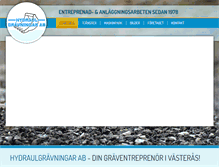 Tablet Screenshot of hydraulgravningar.se